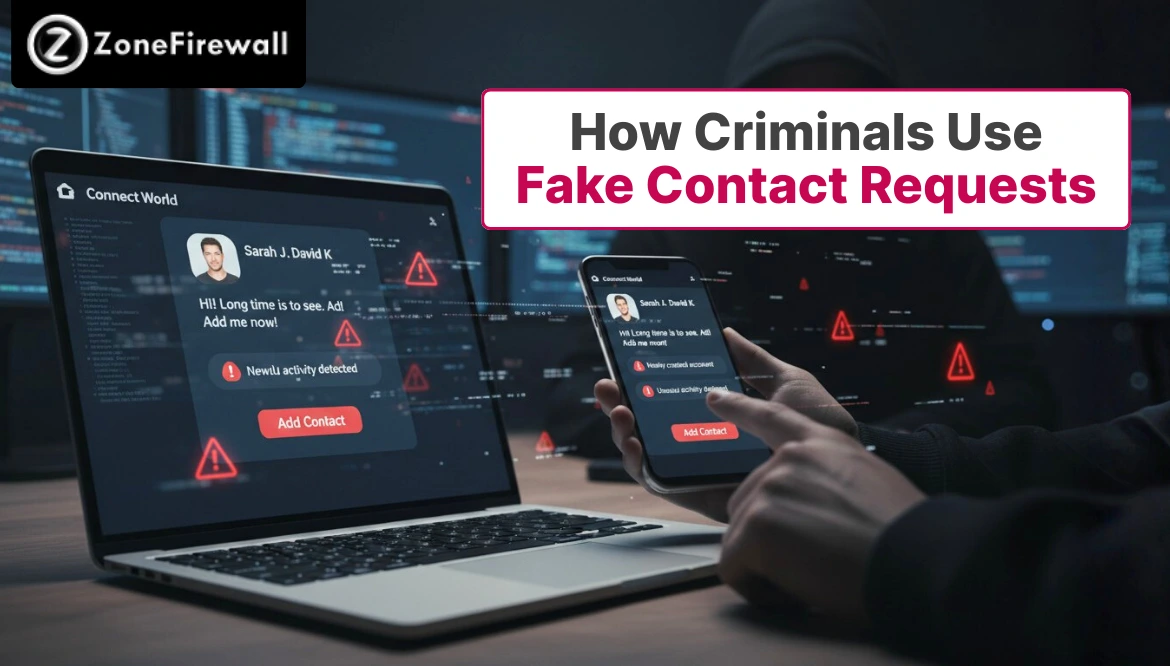 How Criminals Use Fake Contact Requests